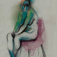 Alison Harper - Seated female nude