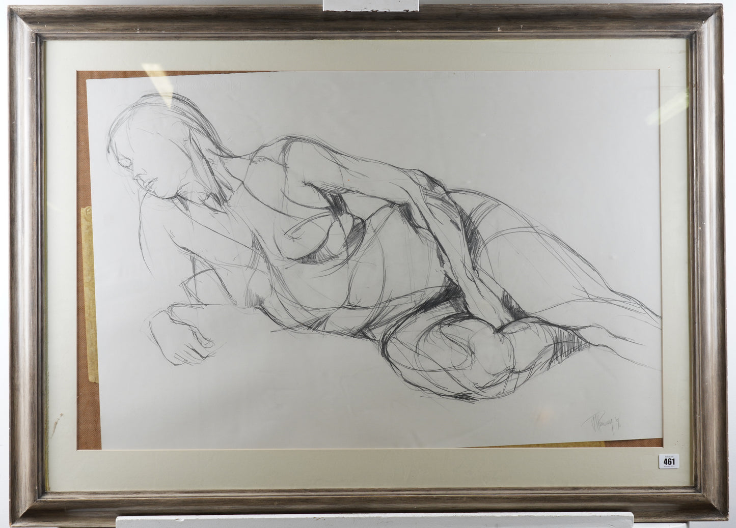 Pomeroy - Study of a reclining female nude