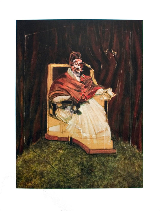 After Francis Bacon - Portrait of Pope Innocent XI