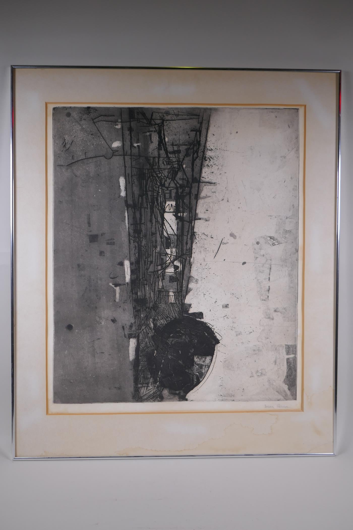 Brian Perrin - Abstract study - Signed etching