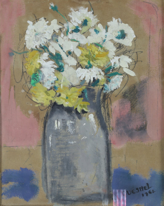 Arthur Quesnel -  Flowers in Vase