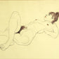 Study of a reclining nude female