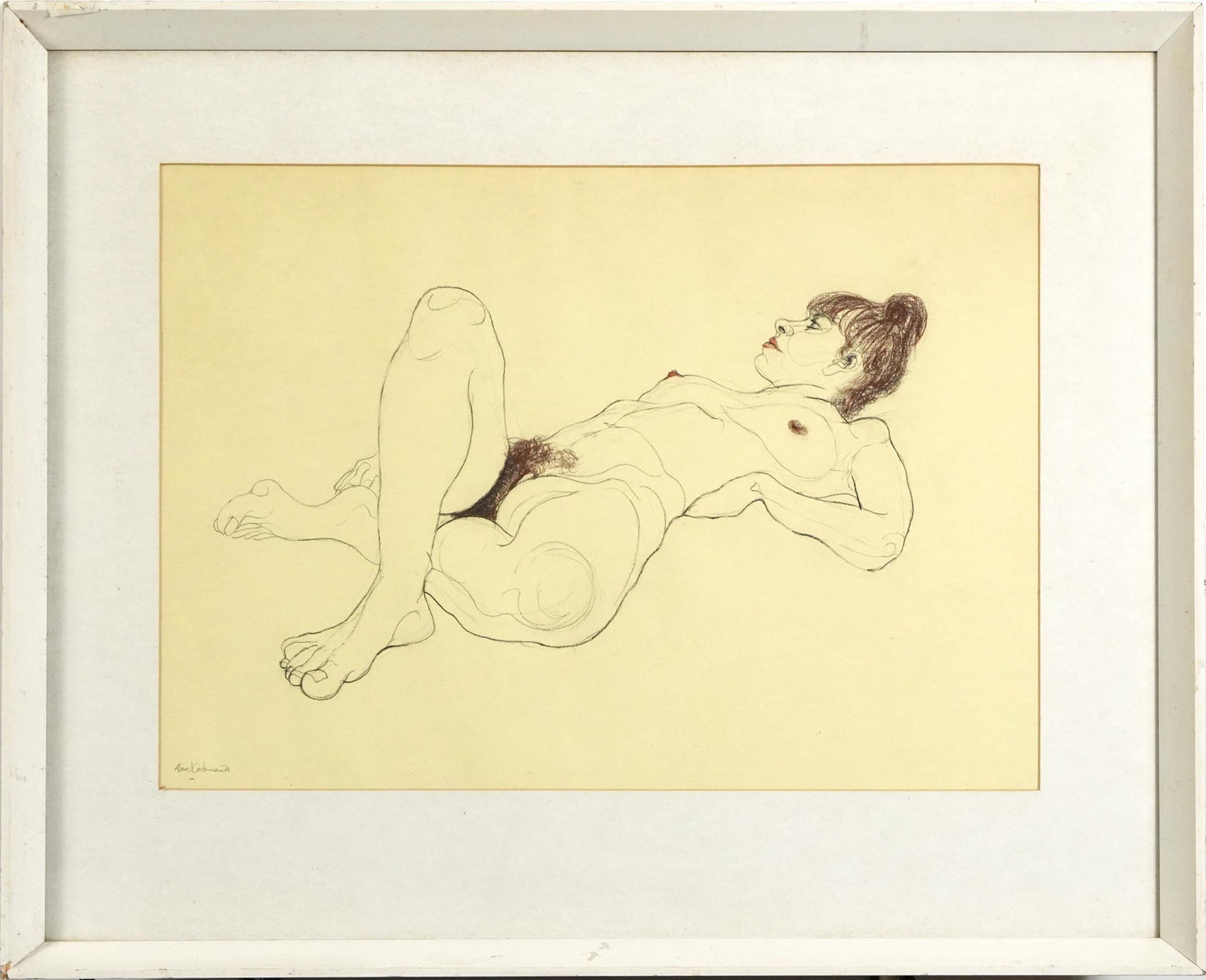 Study of a reclining nude female