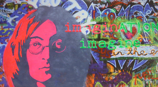 John Lennon Style Print - Imagine