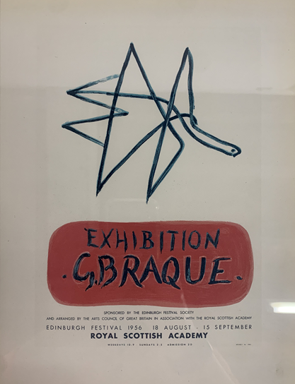 Georges Braque - 2 x framed prints Galerie Maeght and Exhibition