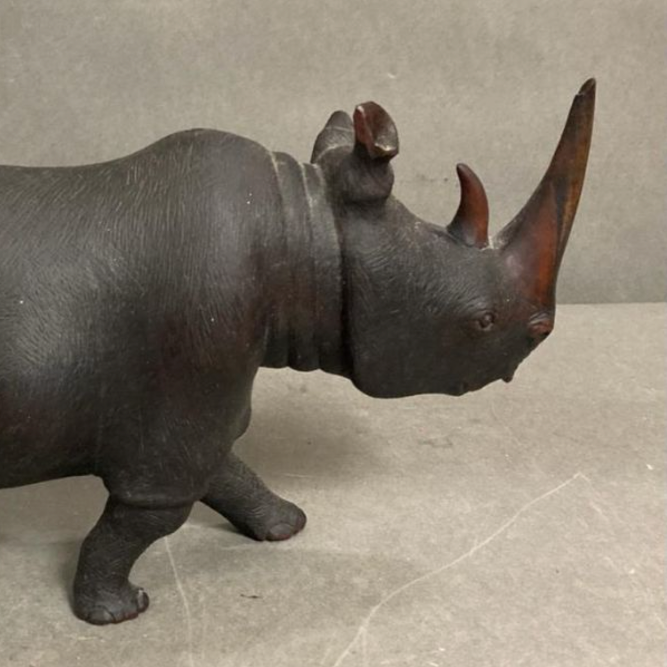 Wooden rhino sales