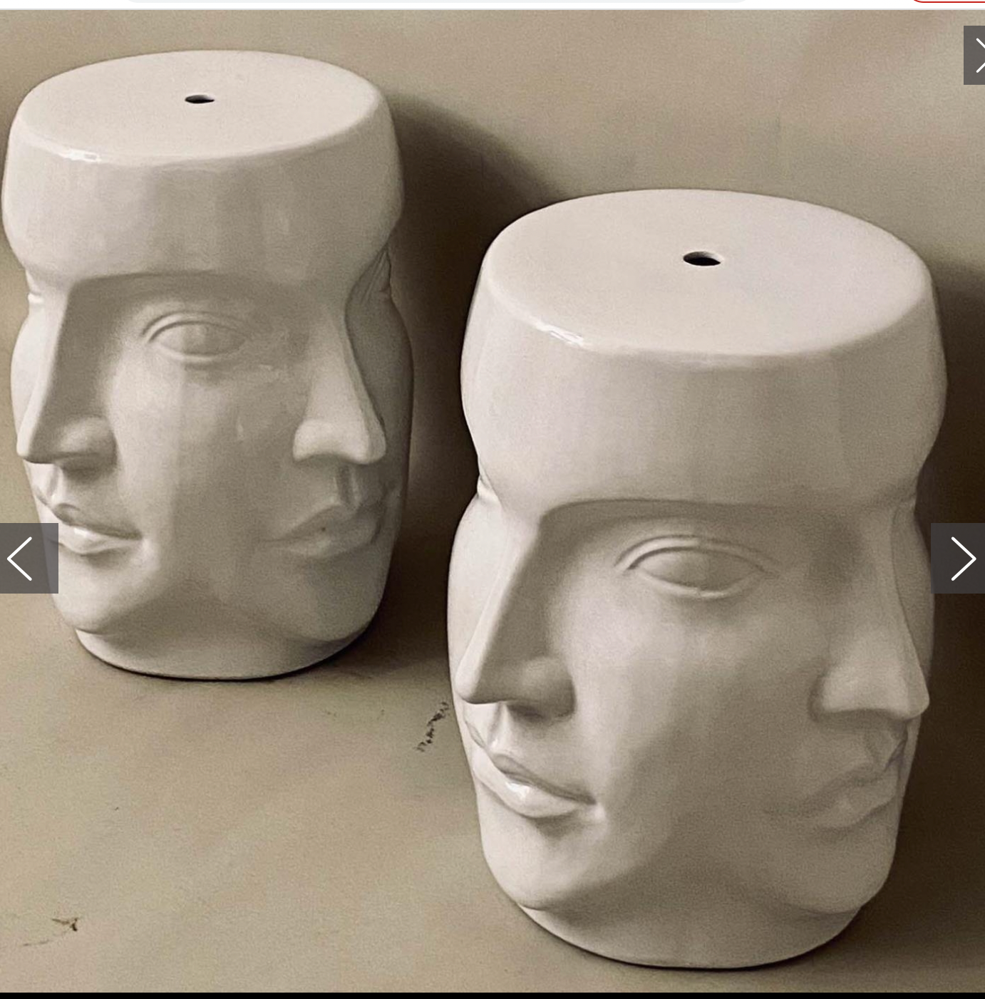 Face Stools x 2