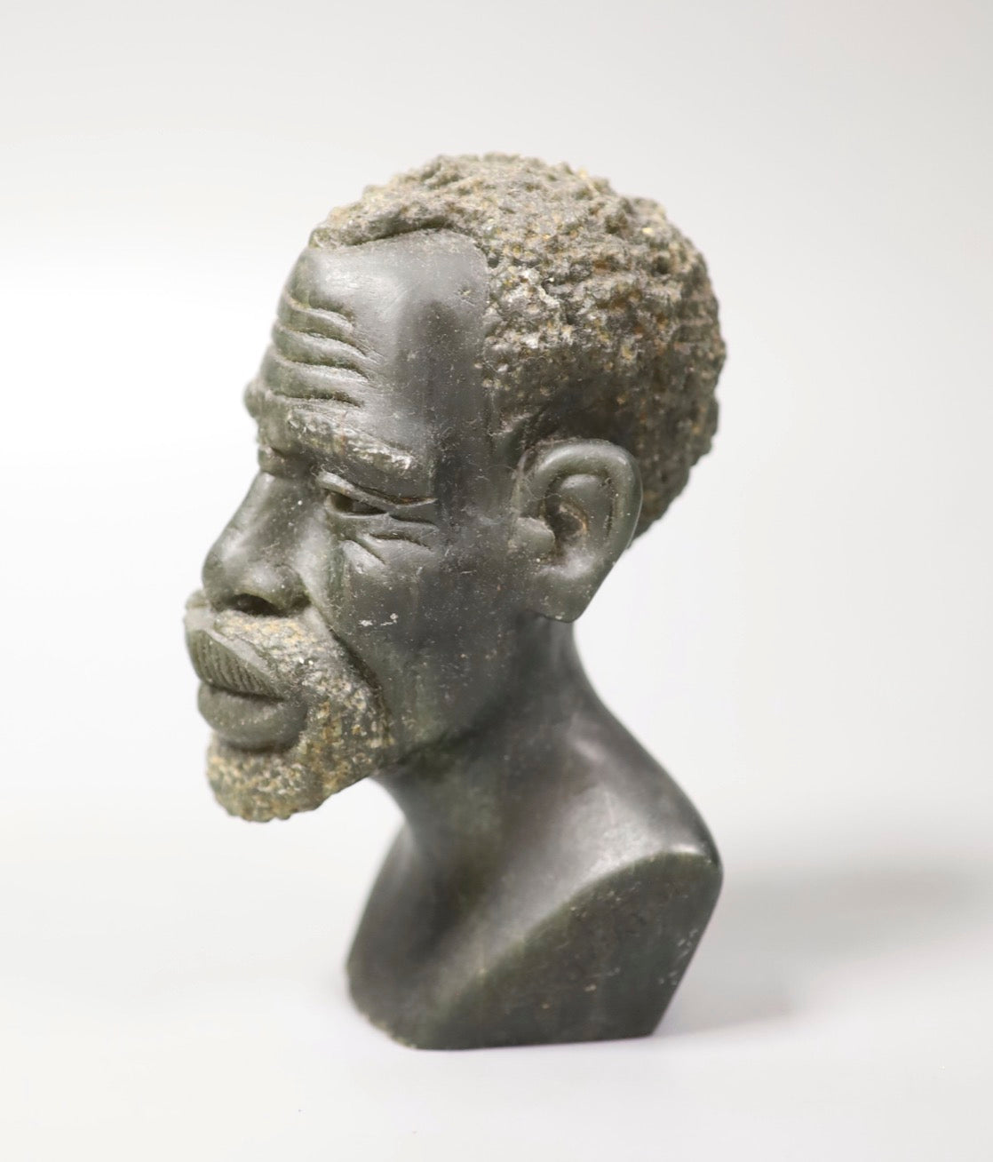 Zimbabwe soapstone head